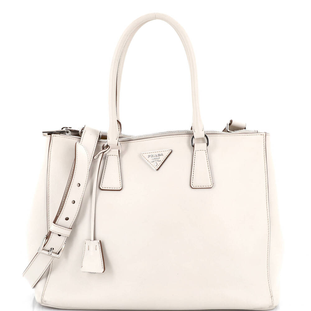 Prada Galleria Double Zip Tote Leather #237294P10B - Picture 1 of 9